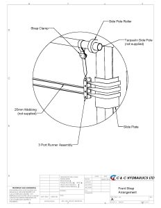 Sheeting Kit for 11.5m Tipping Trailer with Manual Override rev.A page 006