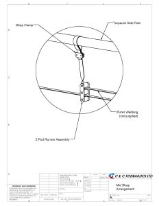 Sheeting Kit for 11.5m Tipping Trailer with Remote Pump Override page 007