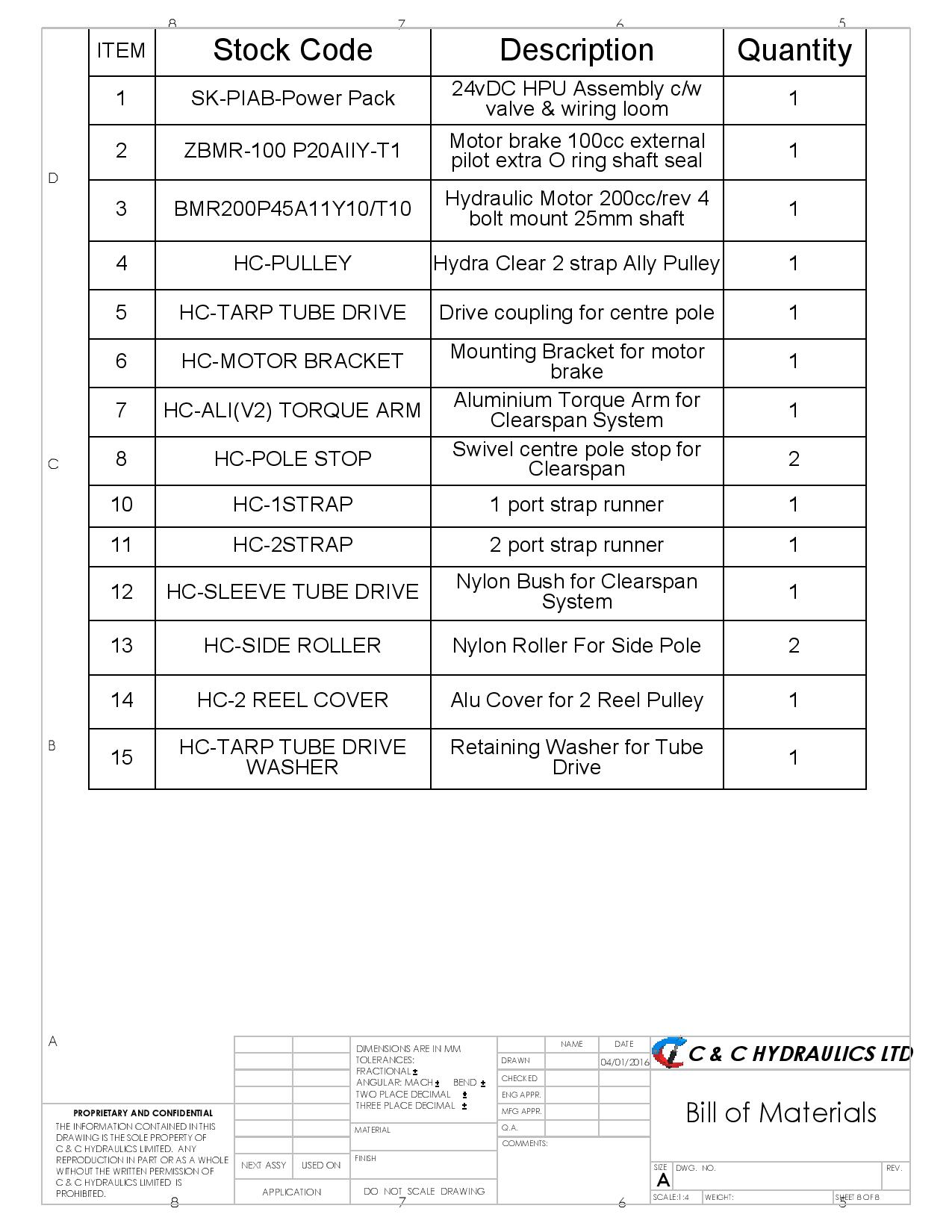 Sheeting Kit for 8 Wheeler Tipping Body rev.B page 008